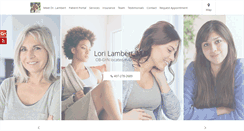 Desktop Screenshot of loriklambertobgyn.com